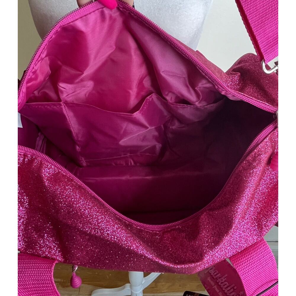 Bixbee Kids' Sparkalicious Bling Dance/Sports/Gymnastic Raspberry Lrg Duffle Bag - Picture 10 of 16